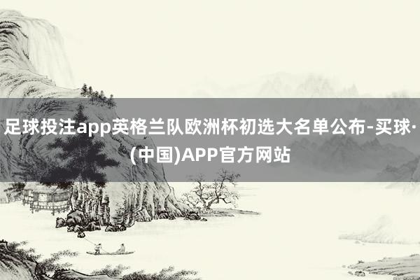 足球投注app英格兰队欧洲杯初选大名单公布-买球·(中国)APP官方网站