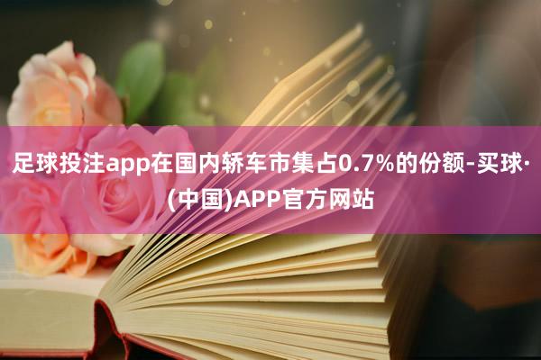 足球投注app在国内轿车市集占0.7%的份额-买球·(中国)APP官方网站