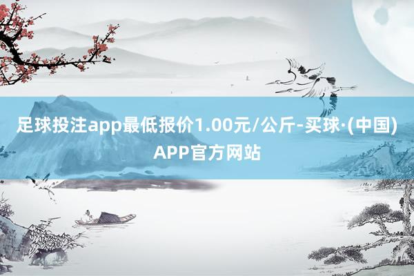 足球投注app最低报价1.00元/公斤-买球·(中国)APP官方网站