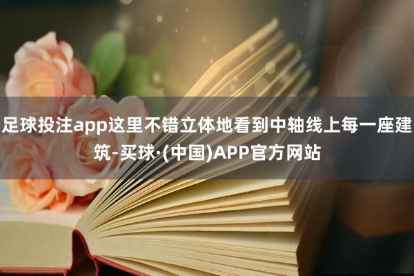 足球投注app这里不错立体地看到中轴线上每一座建筑-买球·(中国)APP官方网站