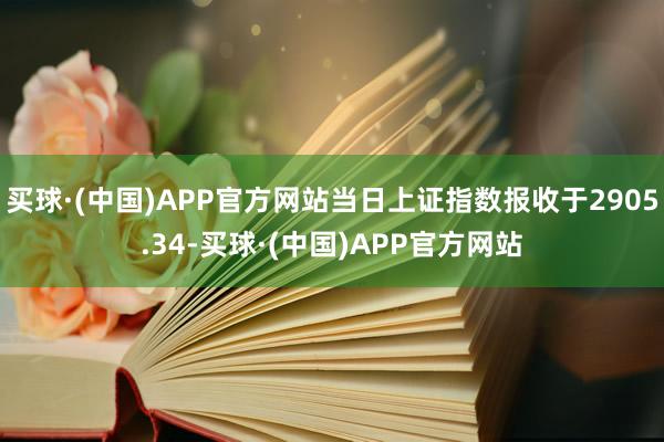 买球·(中国)APP官方网站当日上证指数报收于2905.34-买球·(中国)APP官方网站