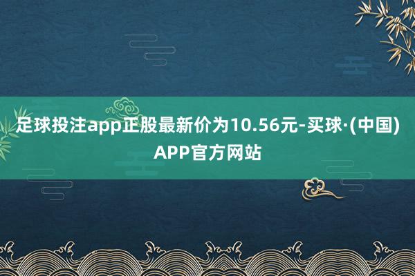 足球投注app正股最新价为10.56元-买球·(中国)APP官方网站