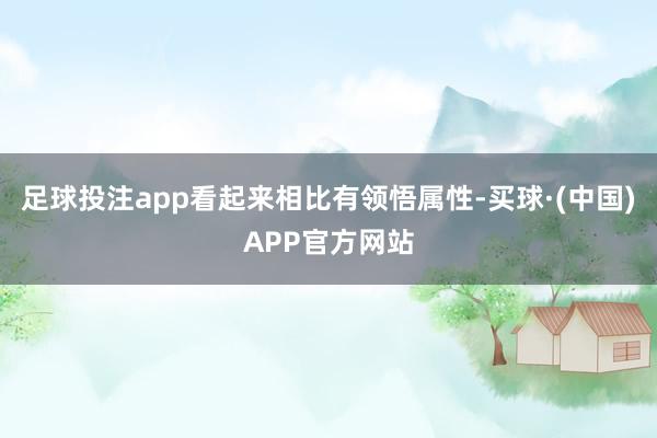 足球投注app看起来相比有领悟属性-买球·(中国)APP官方网站