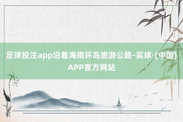 足球投注app沿着海南环岛旅游公路-买球·(中国)APP官方网站